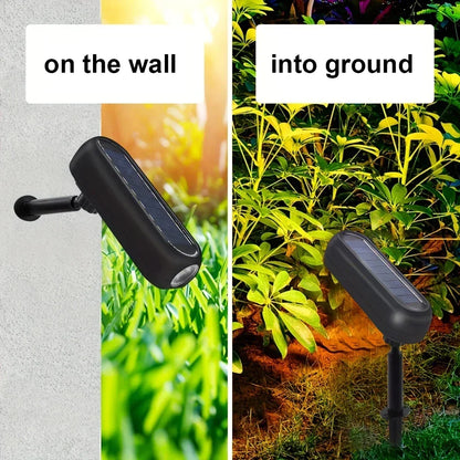 LED Outdoor Solar Lawn Lights Landscape Spotlights