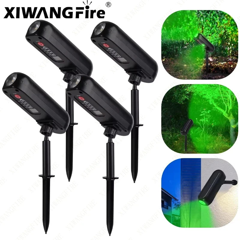 LED Outdoor Solar Lawn Lights Landscape Spotlights
