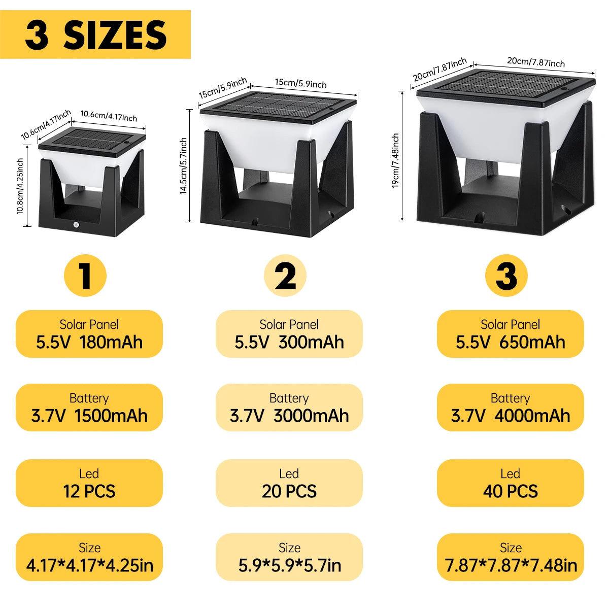 Solar Garden Lawn Decor Light Outdoor Solar Post Light Solar