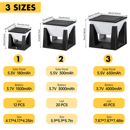 Solar Garden Lawn Decor Light Outdoor Solar Post Light Solar