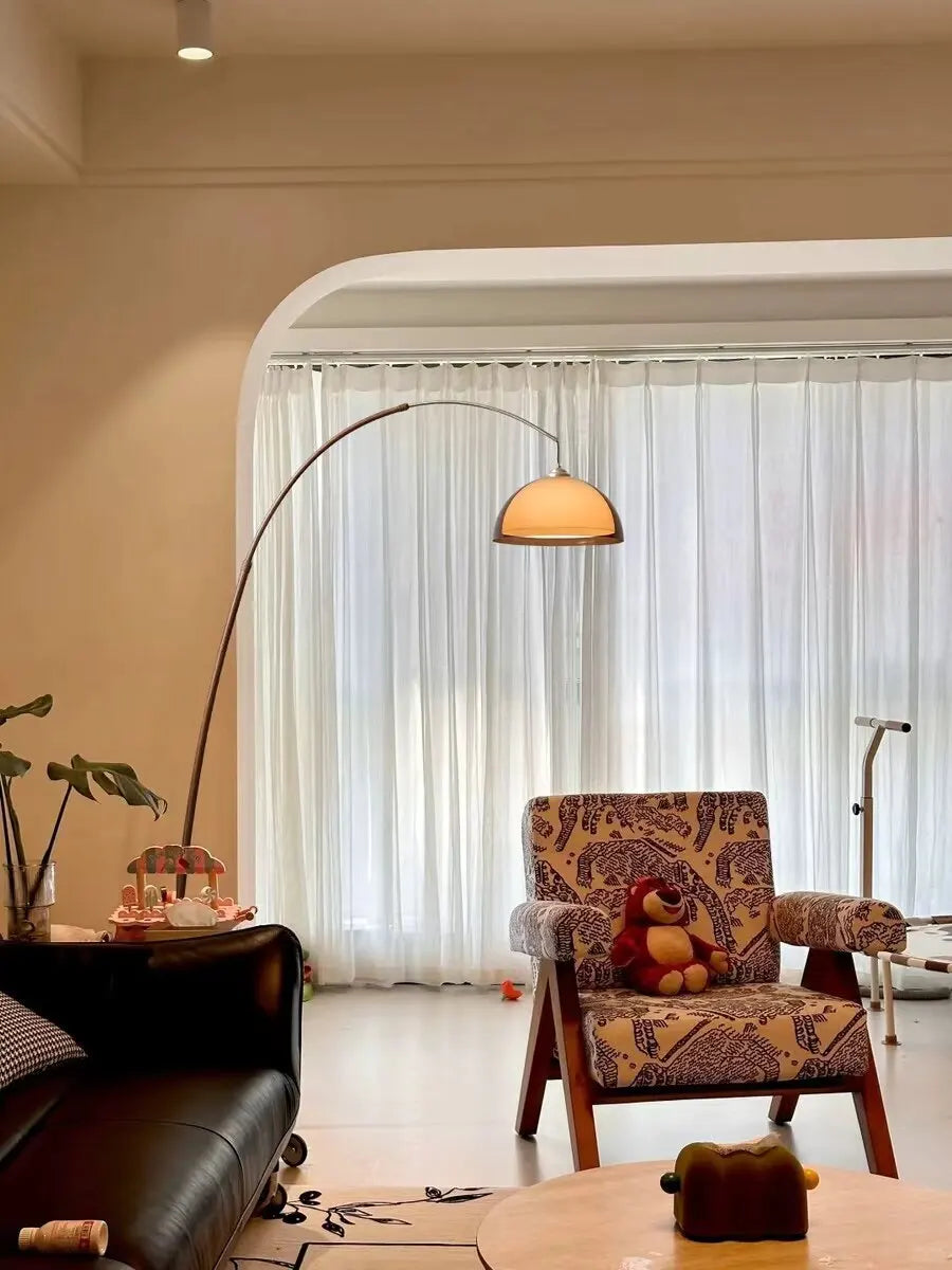 Acrylic Lampshade Floor Lamp Modern Minimalist Light