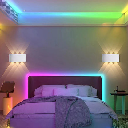 Tuya  Up and Down Wall Light Smart Life APP RGB Outdoor light