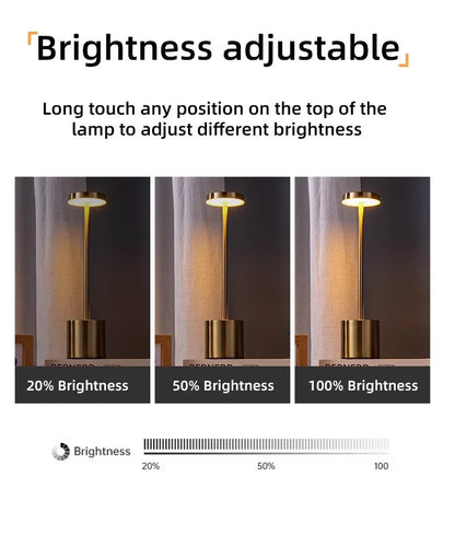 LED Classic Table Lamp USB Rechargeable Night Light