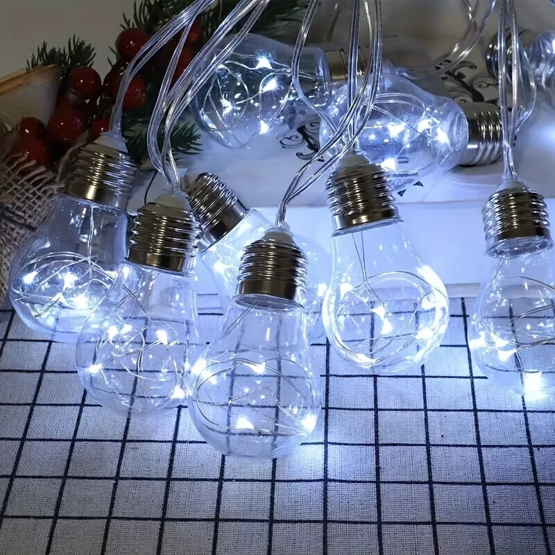 Solar Powered LED Copper Wire Hanging Lights