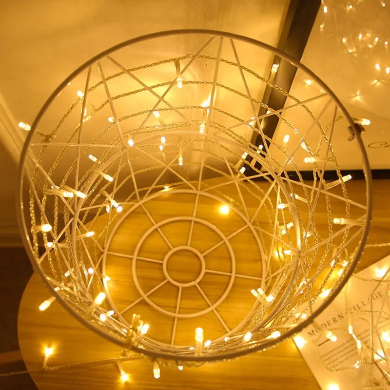 220V EU Plug 20M Outdoor Christmas 200 LED String Light