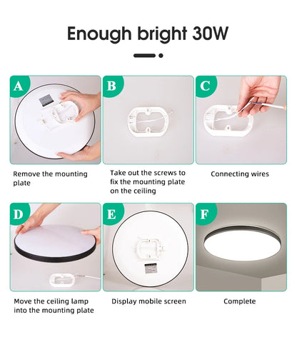 Led Ceiling Light 220v Modern Ceiling Lamp Led Panel