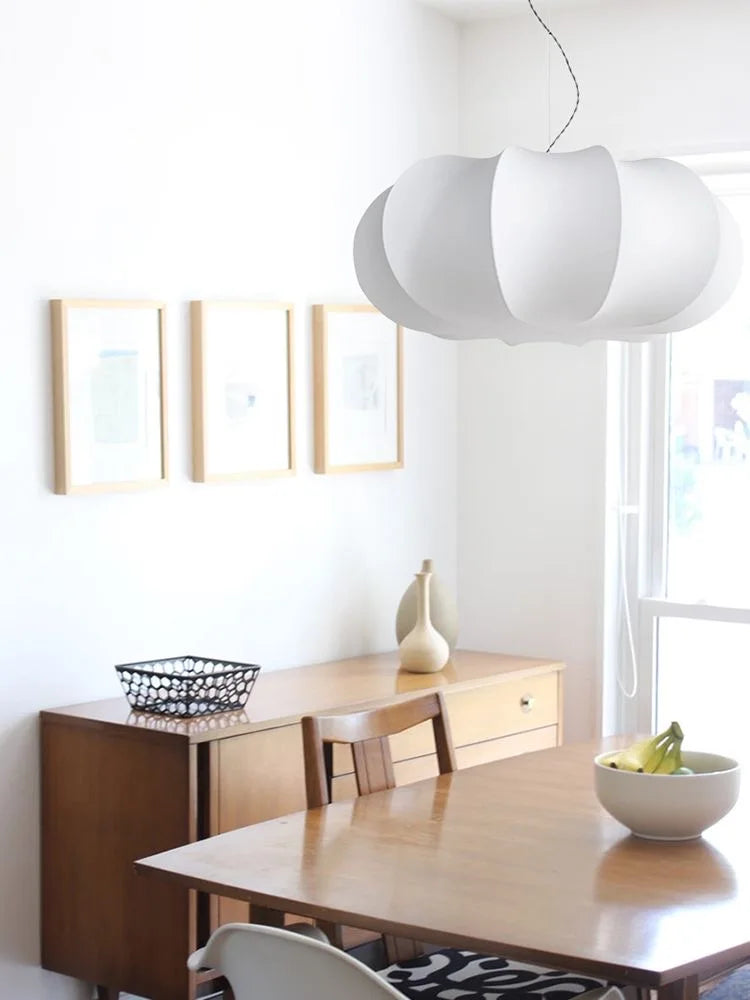 Japanese Style Wabi-sabi Style Silk Chandelier Lights