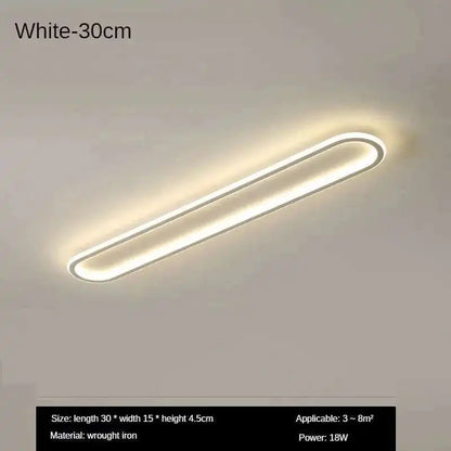 Long Strip LED Ceiling Lights Modern Simple Corridor Aisle