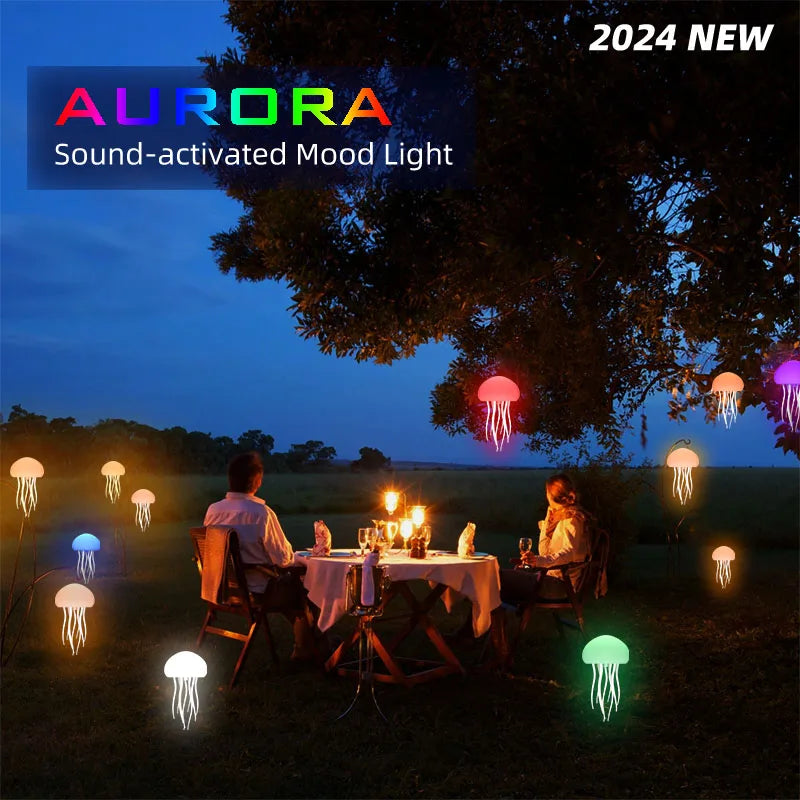 Upgraded Silent Jellyfish Lamp Jelly Fish Light