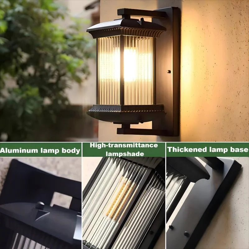 Wall Lights Garden Yard Balcony Porch New Chinese Style