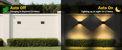 Outdoor Solar Lamp Solar Wall Light Fence Wall