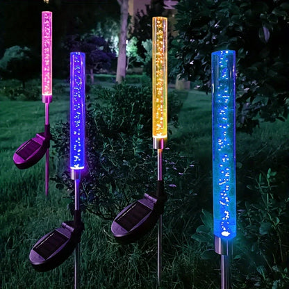 Color-Changing Solar Lights] 1pc Solar Garden Lights