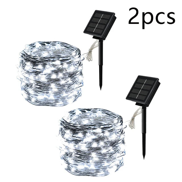 LED Solar Light Outdoor Garden Fairy String Light Led Twinkle