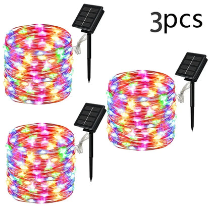 LED Solar Light Outdoor Garden Fairy String Light Led Twinkle