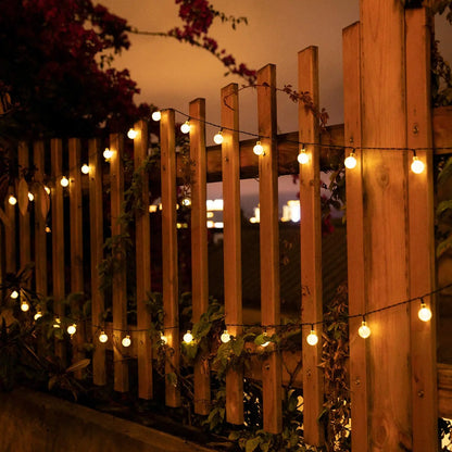 Solar String Lights Outdoor 200 Led Crystal Globe Lights