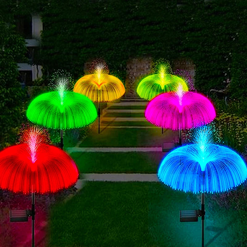 Solar LED Jellyfish Lights Outdoor Garden Decor Lawn Light
