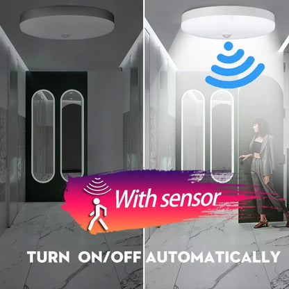 Led Ceiling Light Smart Human Motion Sensor Lamp