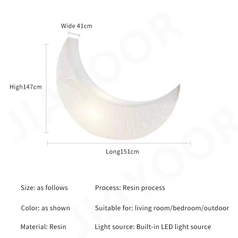 Moon Lamp Floor Lamp Lounge Chair Creative Romantic Design