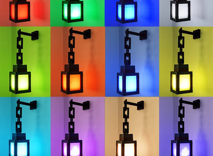 Pixel Style Night Light Portable Lantern Tabletop Ornament