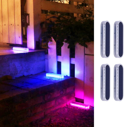 Solar Deck Lights IP68 Waterproof Outdoor Auto On/Off Lighting