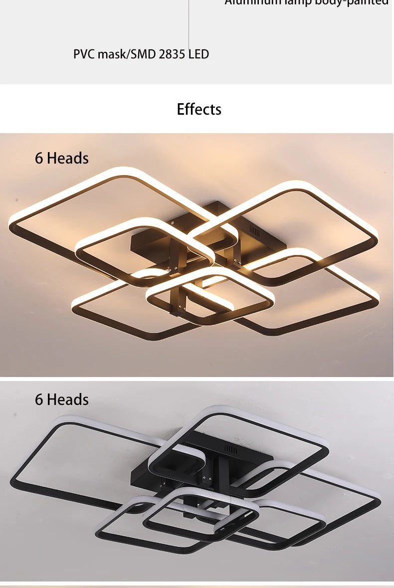 Modern LED Ceiling Chandelier Living Room LED Chandelier Lamp
