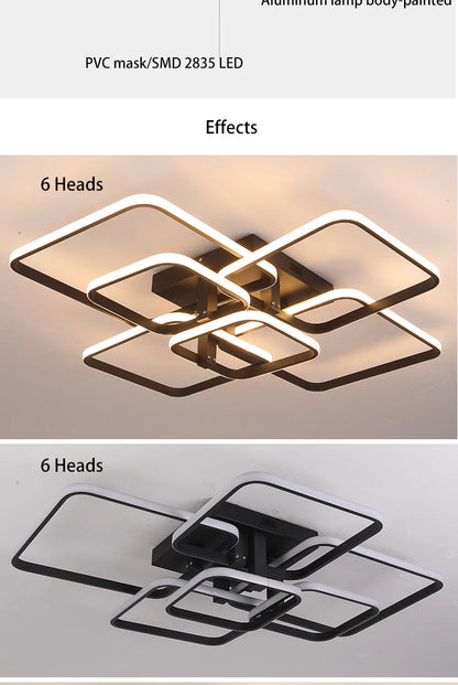 Modern LED Ceiling Chandelier Living Room LED Chandelier Lamp
