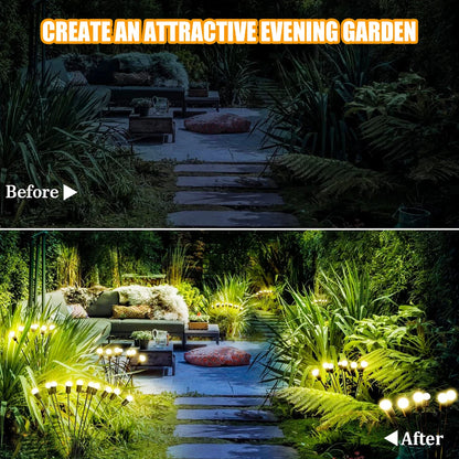 LED Solar Powered Garden Lights Firefly Lights Outdoor