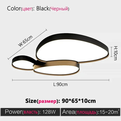 Remote Control Light Modern Simple LED Ceiling Lamp