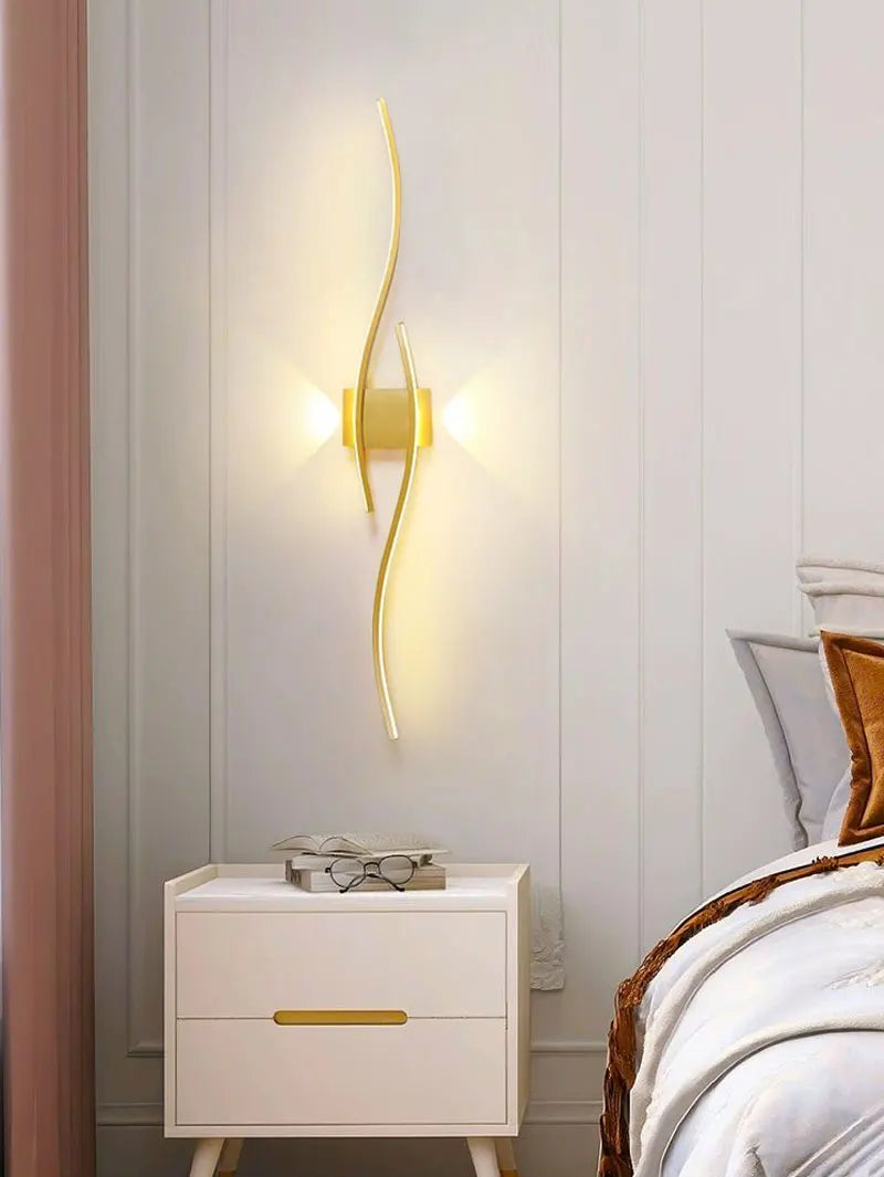 Long Strip LED Wall Lamps for Bedroom Living Room Indoor