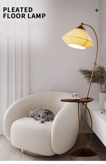 Japanese Retro Floor Lamp SofaSide Standing Lamp  Light