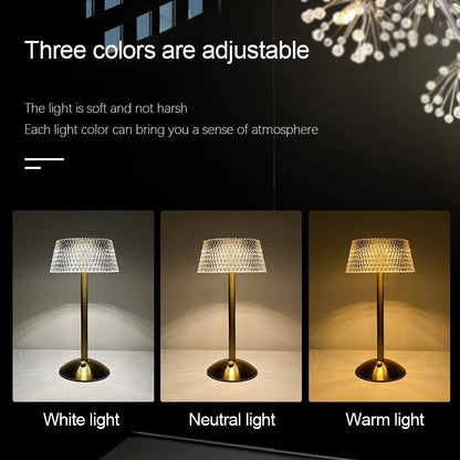 Rechargeable LED Night Light Touch Bedroom Night Lamp