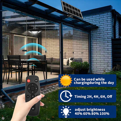 Solar Shed Light Motion Sensor 5 Lighting Modes for Garage Patio Barn