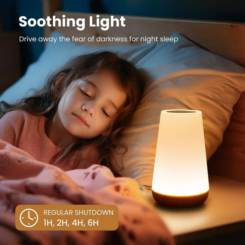 Usb Rechageable Dimmable Touch Lamp Bedroom Portable Night Lamp