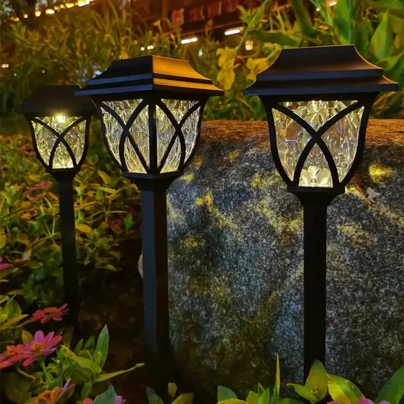 1-10 Pack Solar Yard Lights Bright Lawn Lights Outdoor