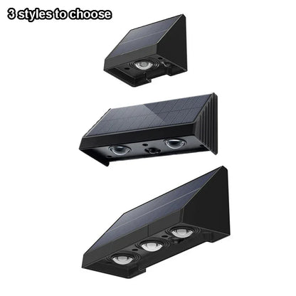 Solar Wall Light Outdoor Porch Lights Illumination LED Lamp