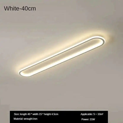 Long Strip LED Ceiling Lights Modern Simple Corridor Aisle