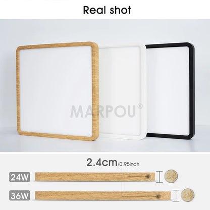 MARPOU 2.4cm Ultra thin led ceiling light Square