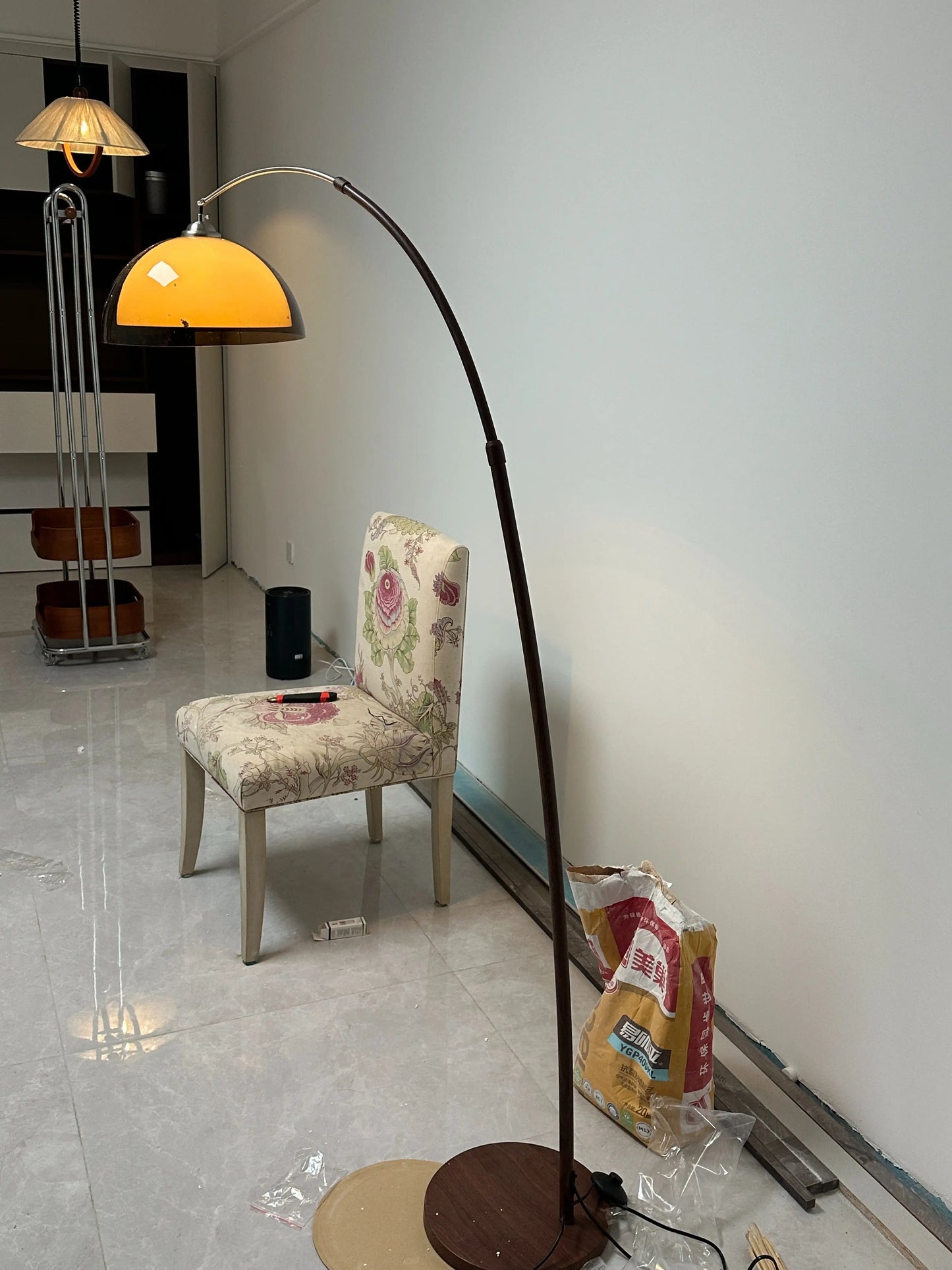 Acrylic Lampshade Floor Lamp Modern Minimalist Light