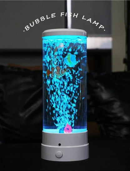 LED Lava Volcano Lamp with Remote Control RGB Light