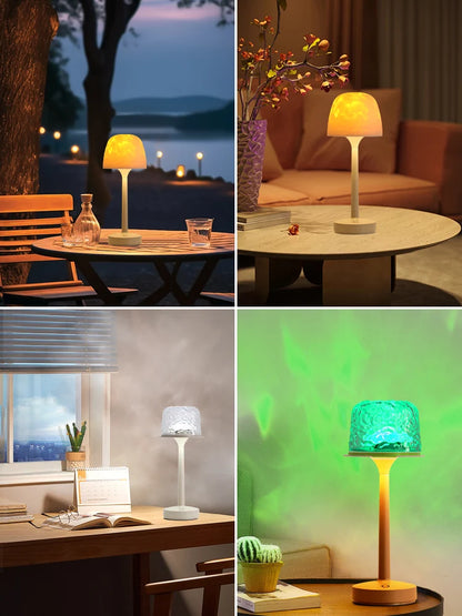 Creative Ocean Wave Cordless Projector Light RGB