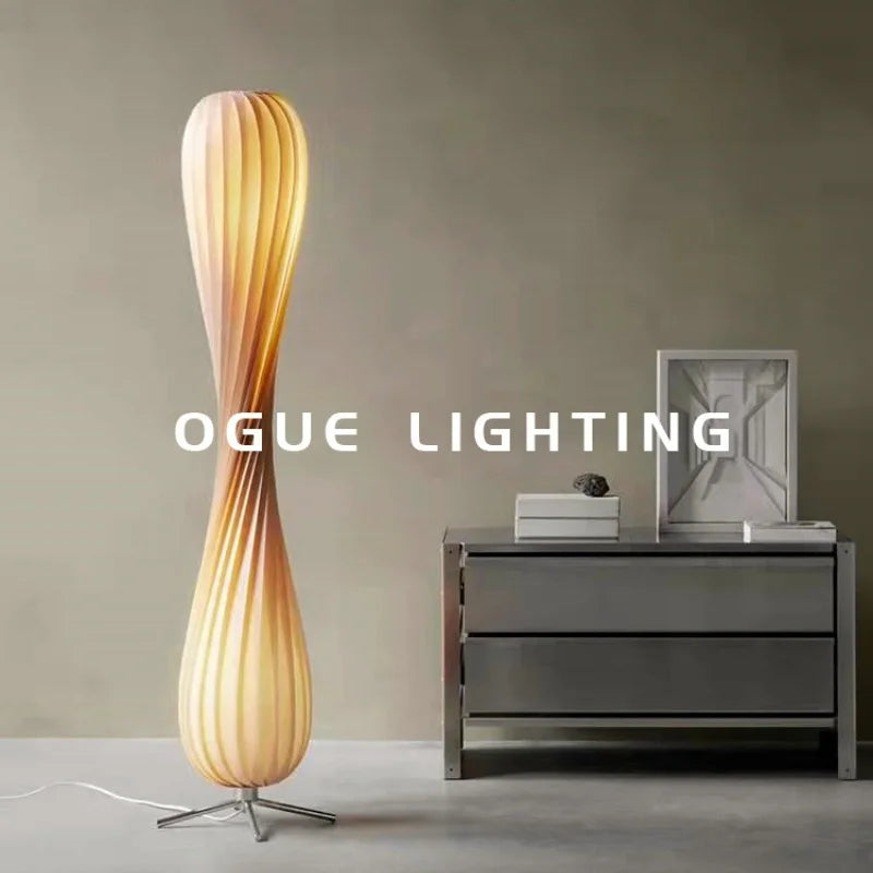 Living Room Floor Lamp Wooden Style Bedroom Headboard