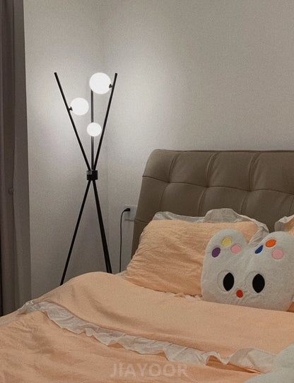 Nordic Living Room Sofa Floor Lamp Modern Creative Moon