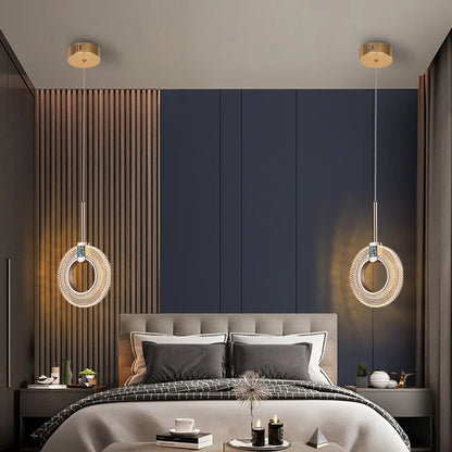 Modern Crystal LED Pendant Lamps Indoor Lighting For Home Decor