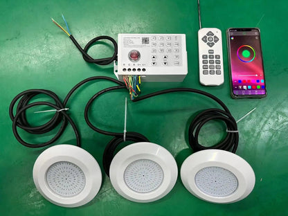 RGB LED Pool Light 12W Bluetooth APP Control Lamp