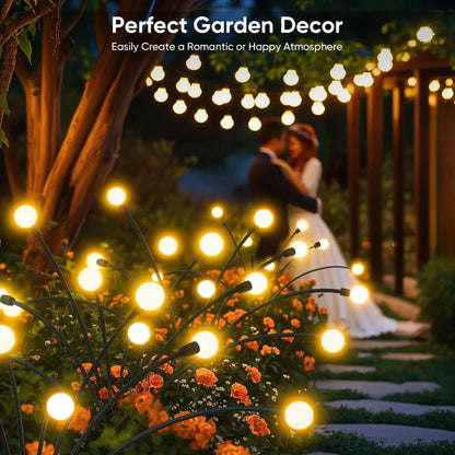 LED Solar Powered Garden Lights Firefly Lights Outdoor