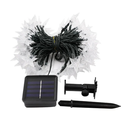 Solar Star String Lights Outdoor Waterproof LED Solar Powered Fairy Lights