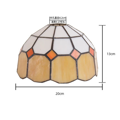 Vintage Stained Glass Lampshade for Pendant Lights