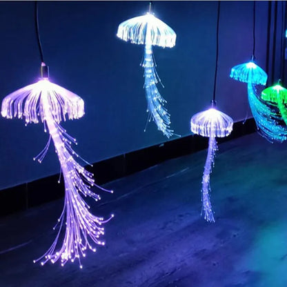 Jellyfish String Chandeliers Outdoor Christmas Garland Party Garden Tree Lights