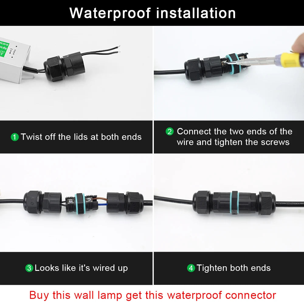 Outdoor LED Wall Light Waterproof IP65 Long Wall Lamps