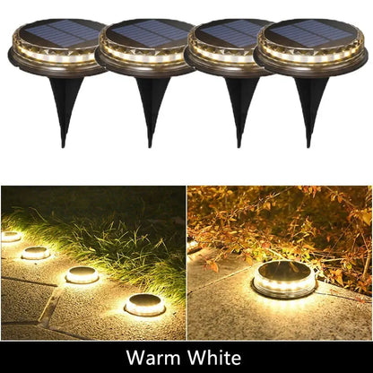 Solar LED Underground Light Outdoor Garden Ground Lights